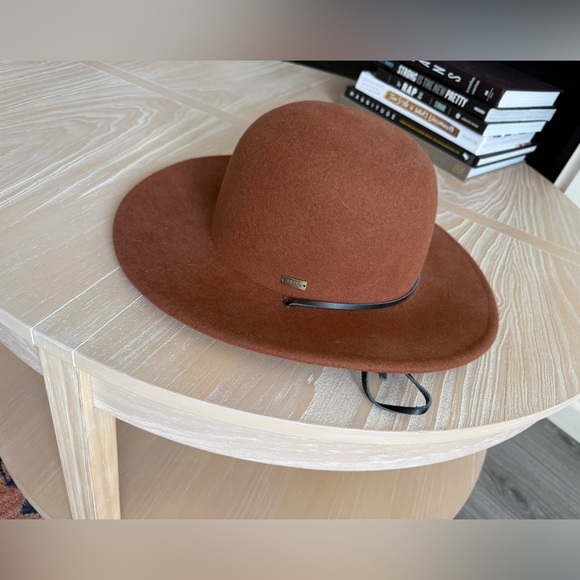 Bruno Capelo|Austrlian wool Brown wide brim hat,Boho style•••Modern headwear - Picture 5 of 13